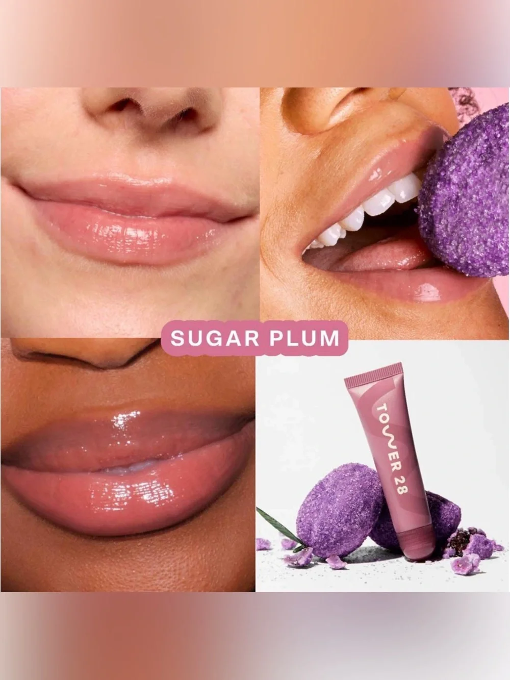 Tower 28 LipSoftie Tinted Lip Treatment — Sugar Plum